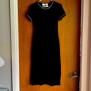 Girls Black T Shirt Dress